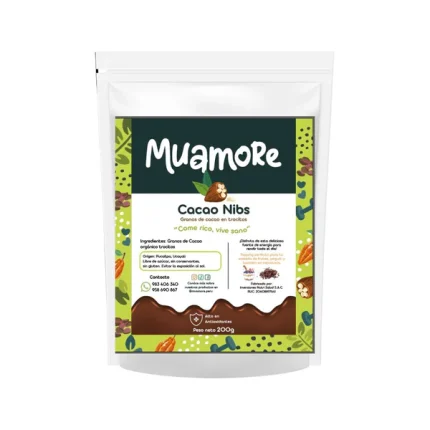 NIBS DE CACAO ORGÁNICO MUAMORE 200 gr
